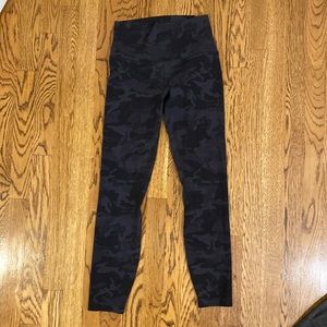 Lululemon Align Leggings, Camo, Size 6